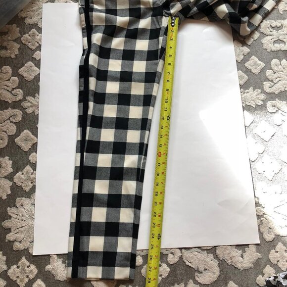 Talbots, Wool blend, black and white plaid trouser, w/ cropped ankle, Sz 4, EUC - Picture 8 of 8